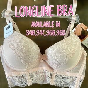 🌸Longline Lace Bra Rene Rofe